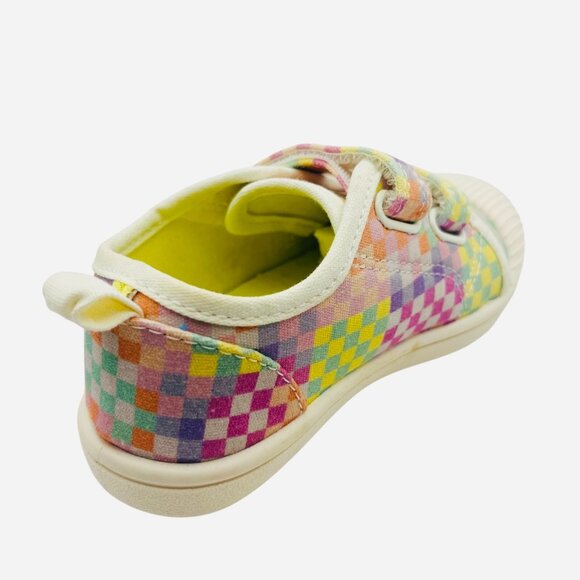 Toddler Unisex Parker Multicolor Sneakers Hook & Loop Pull On Cat & Jack Size 10 - Picture 2 of 2